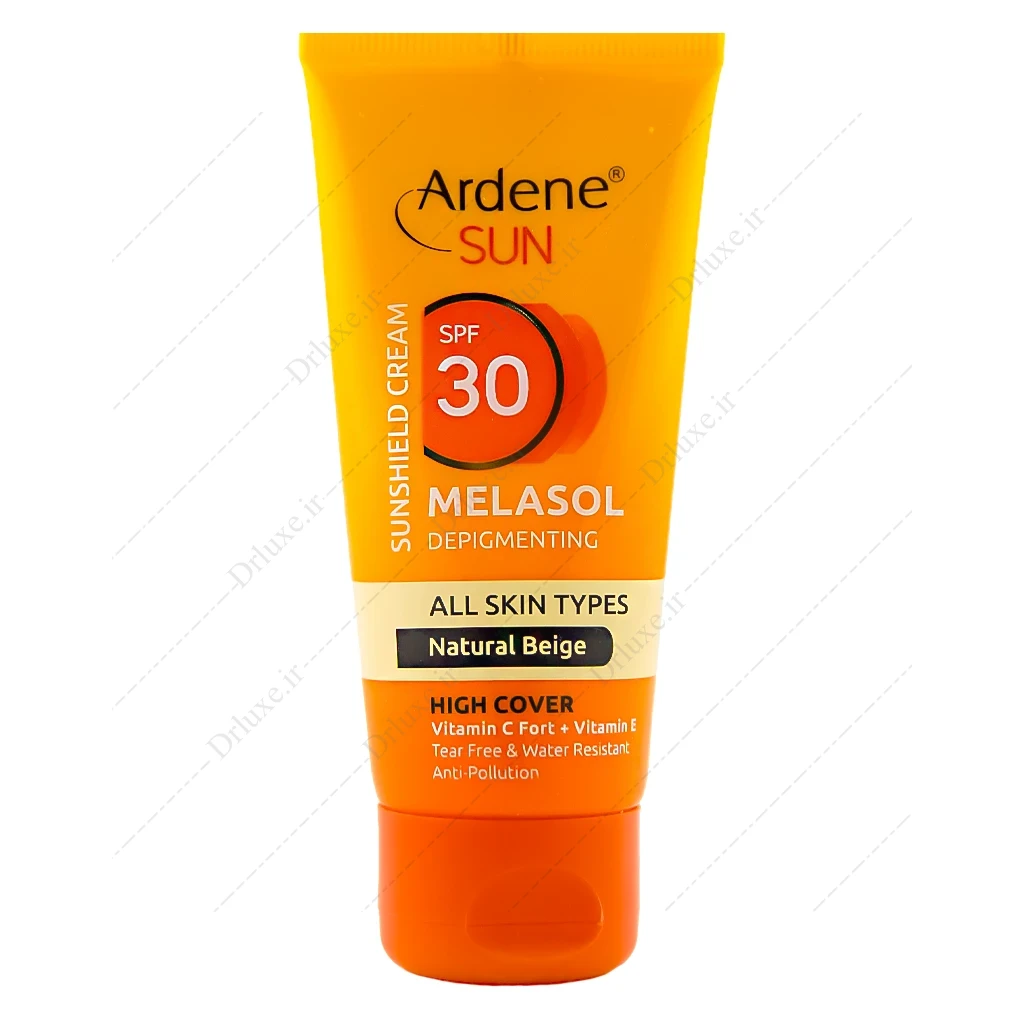 کرم ضد آفتاب رنگی SPF30 ملاسول آردن مناسب انواع پوست